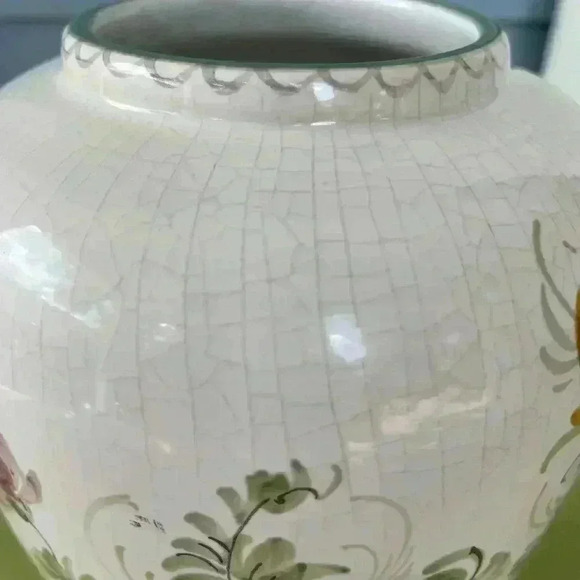 Vintage original Ulmer Keramilk 10 3/4 “ vase hand painted made in west Germany. - Picture 5 of 5